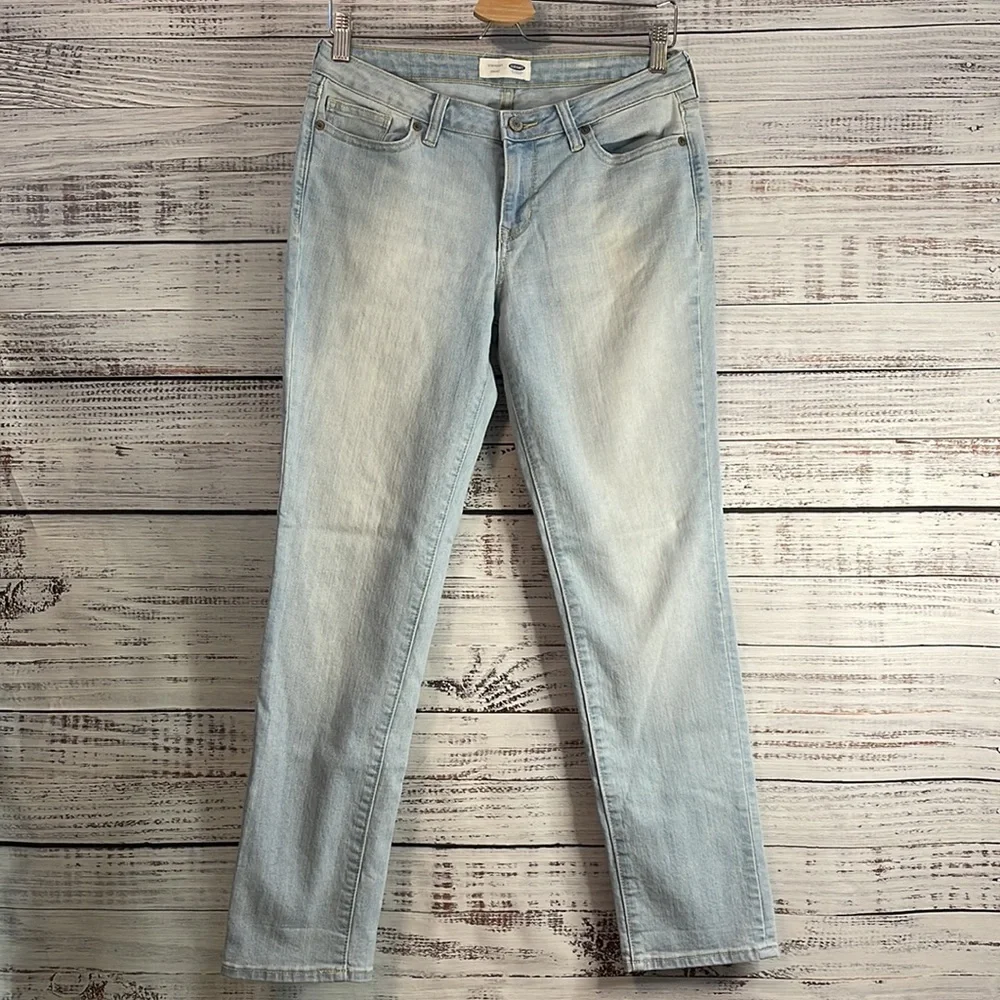 🔥 SALE Old Navy White Wash Denim Jeans | Size 4 Regular